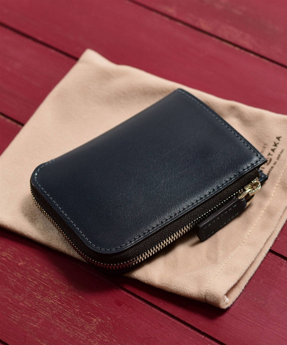 フジタカ デュプイ ボックスカーフ ボックス コンパクト財布 カード段4