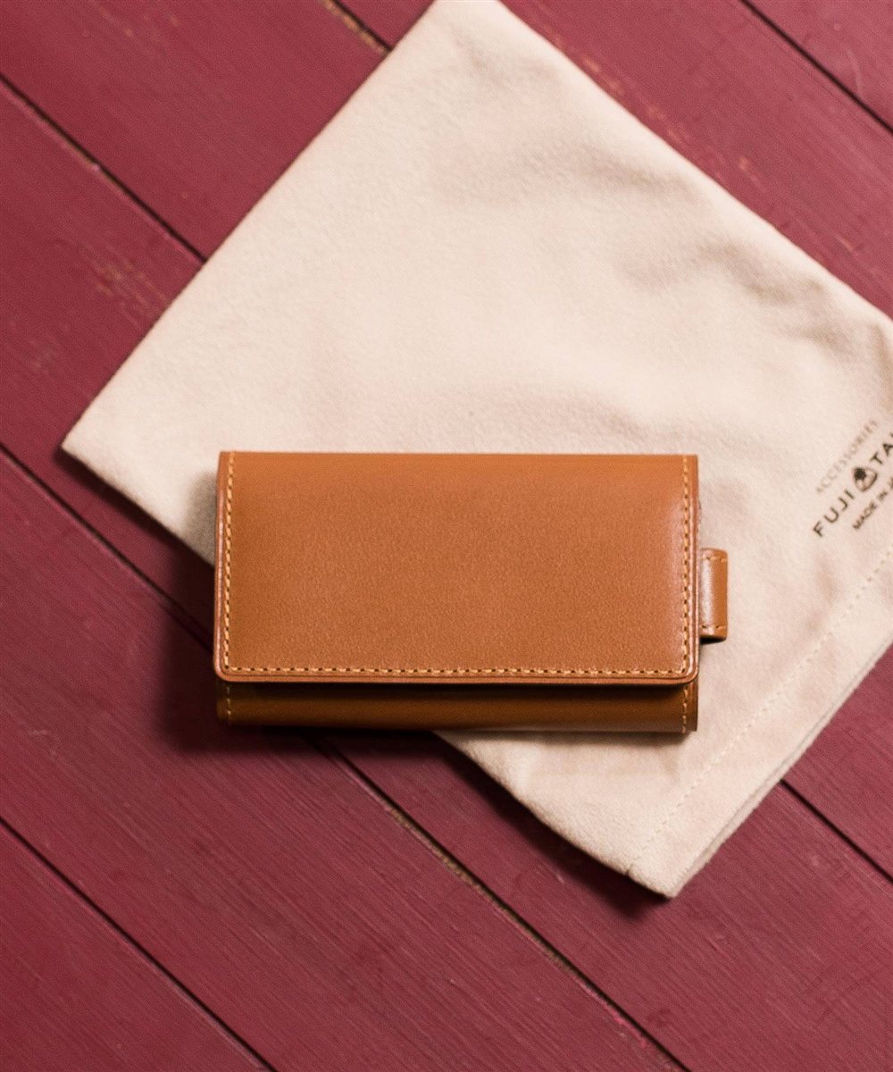 フジタカ デュプイ ボックスカーフ ボックス キーケース 5連 スマートキー対応