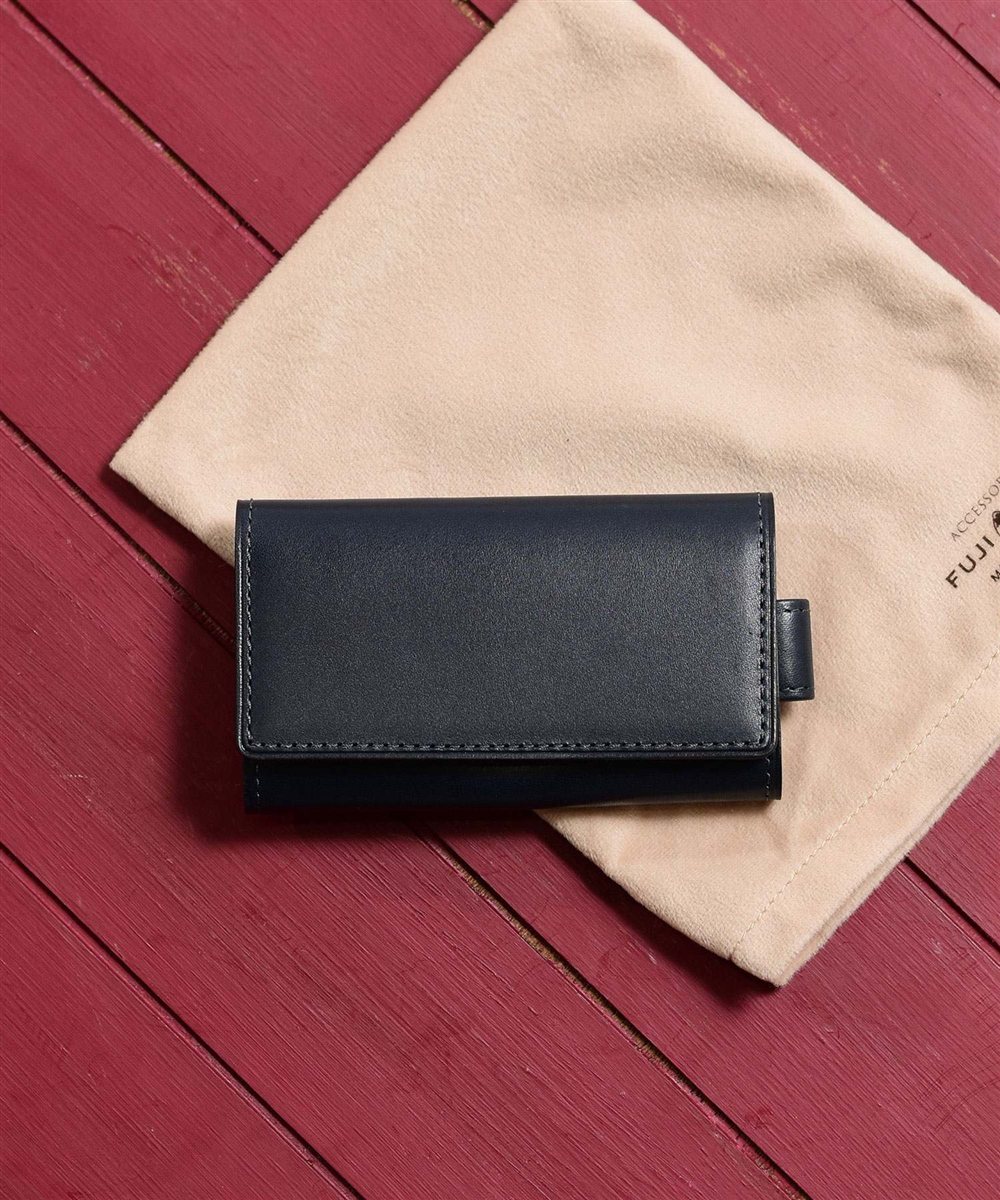 フジタカ デュプイ ボックスカーフ ボックス キーケース 5連 スマートキー対応