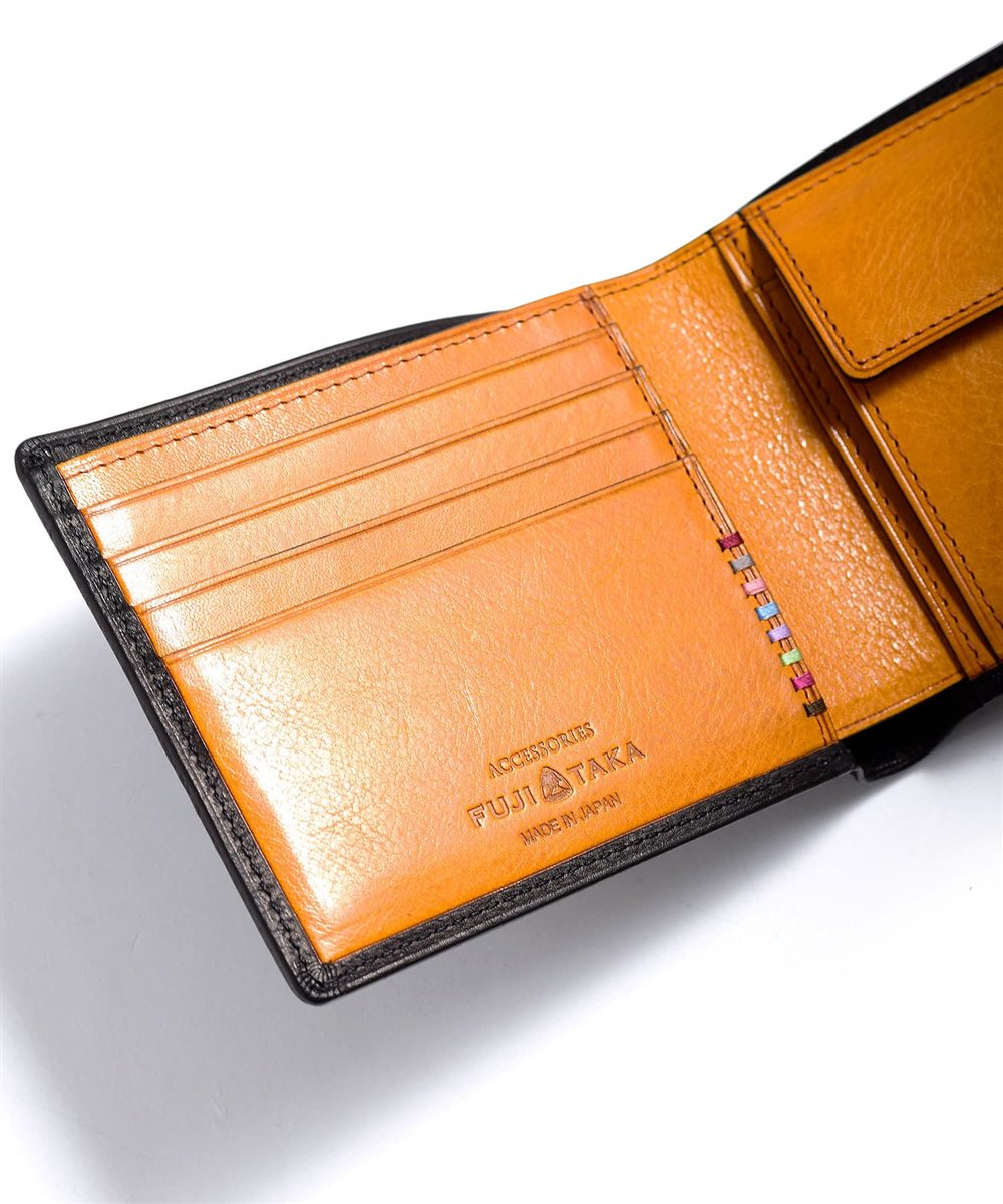 フジタカ ネイション 二つ折り財布 カード段4