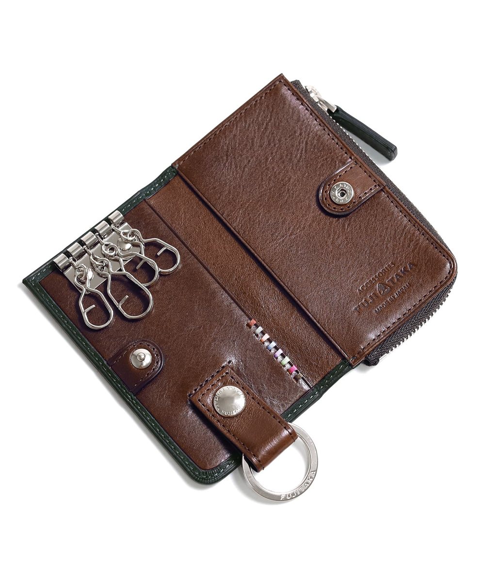 フジタカ ネイション 小銭入れ/カードケース兼用 キーケース