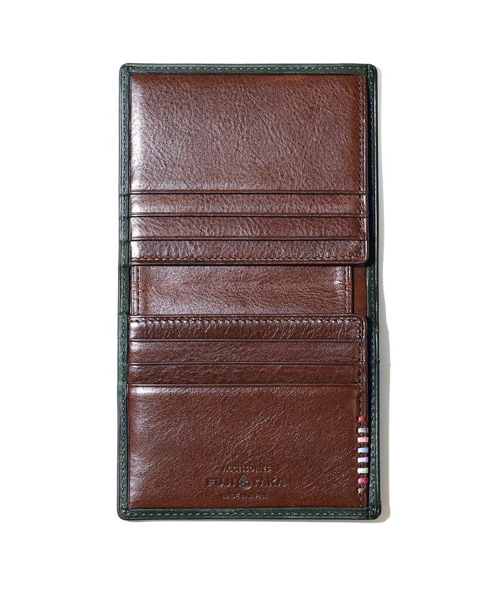 フジタカ ネイション コンパクト 二つ折り財布 カード段6