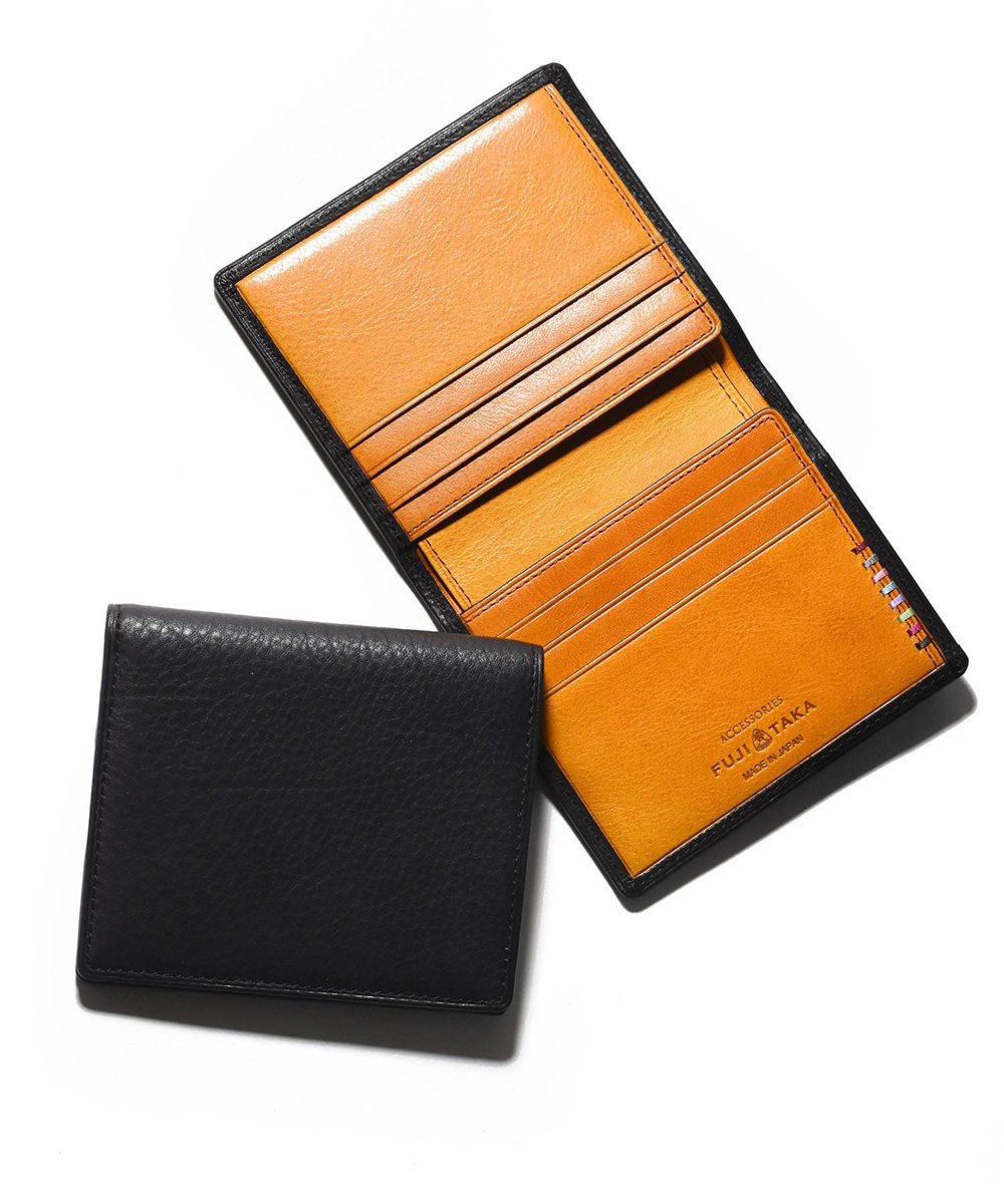 フジタカ ネイション コンパクト 二つ折り財布 カード段6