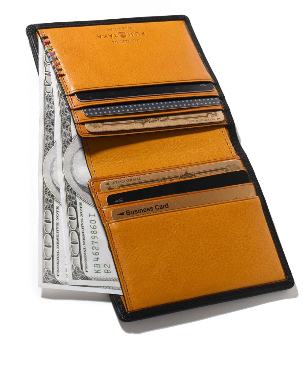 フジタカ ネイション コンパクト 二つ折り財布 カード段6