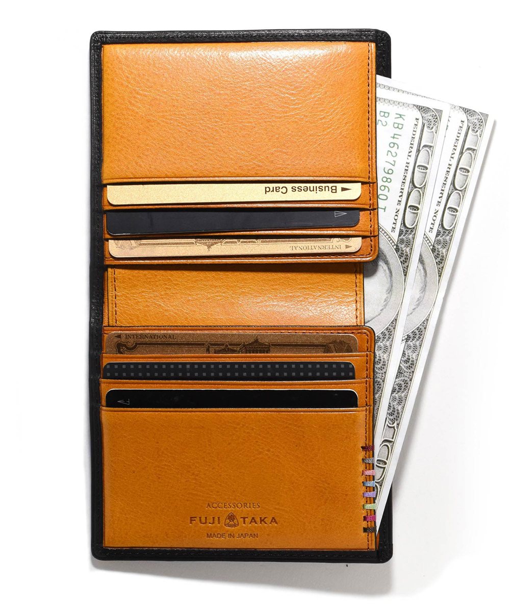フジタカ ネイション コンパクト 二つ折り財布 カード段6