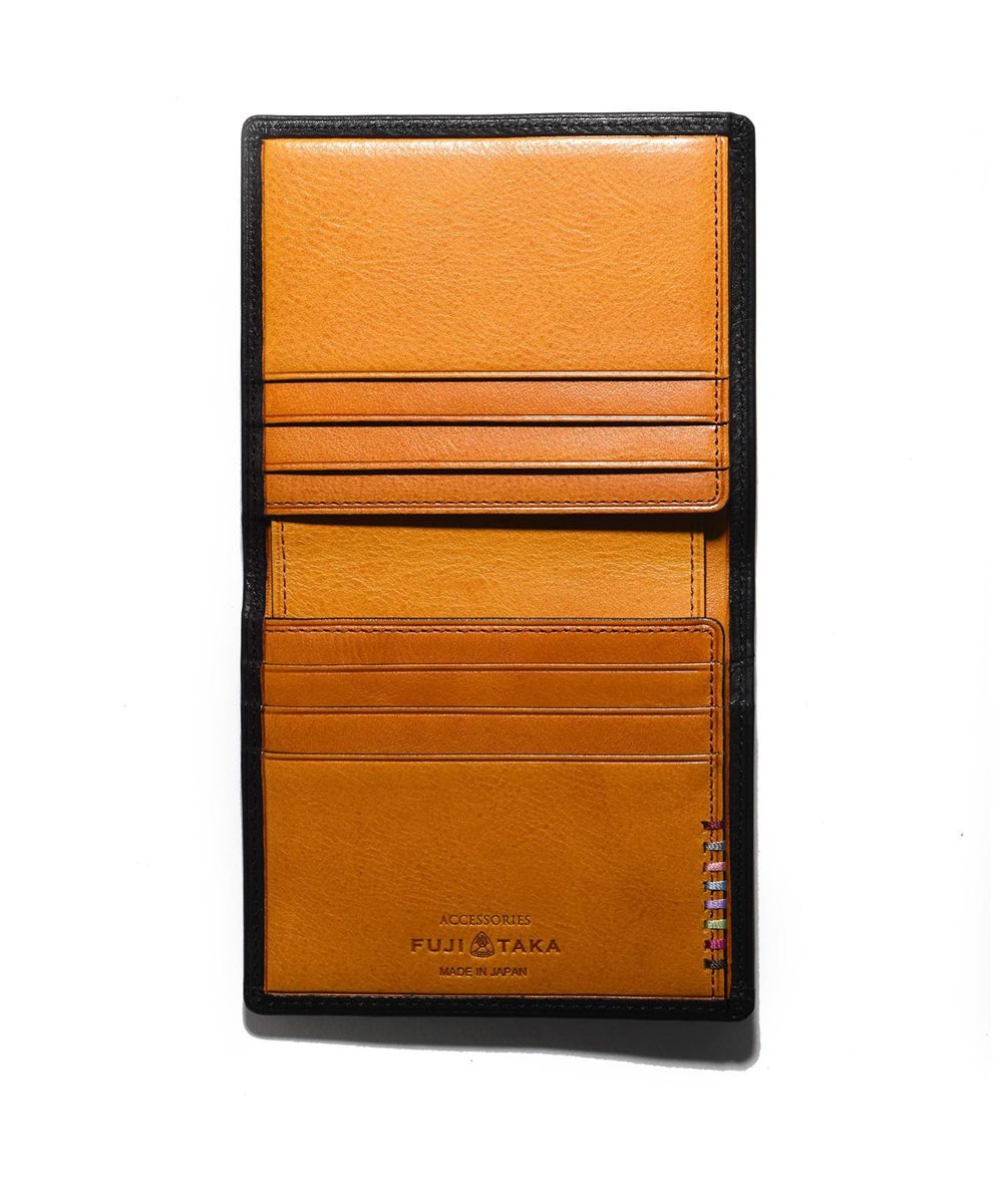 フジタカ ネイション コンパクト 二つ折り財布 カード段6