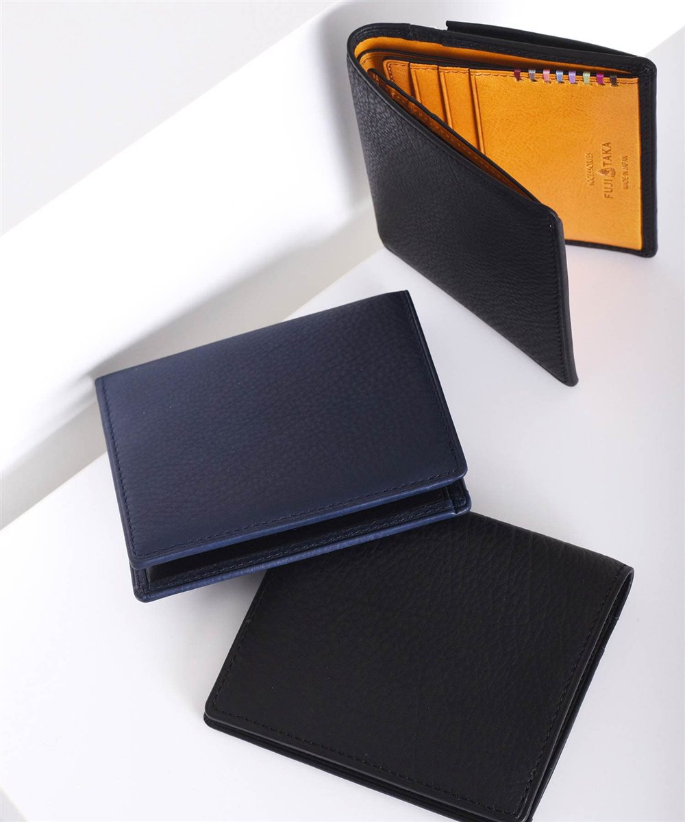 フジタカ ネイション コンパクト 二つ折り財布 カード段6