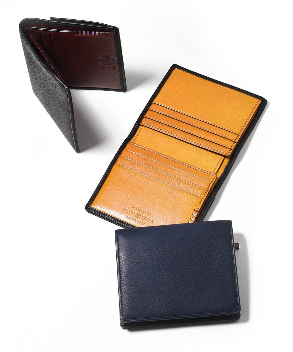 フジタカ ネイション コンパクト 二つ折り財布 カード段6