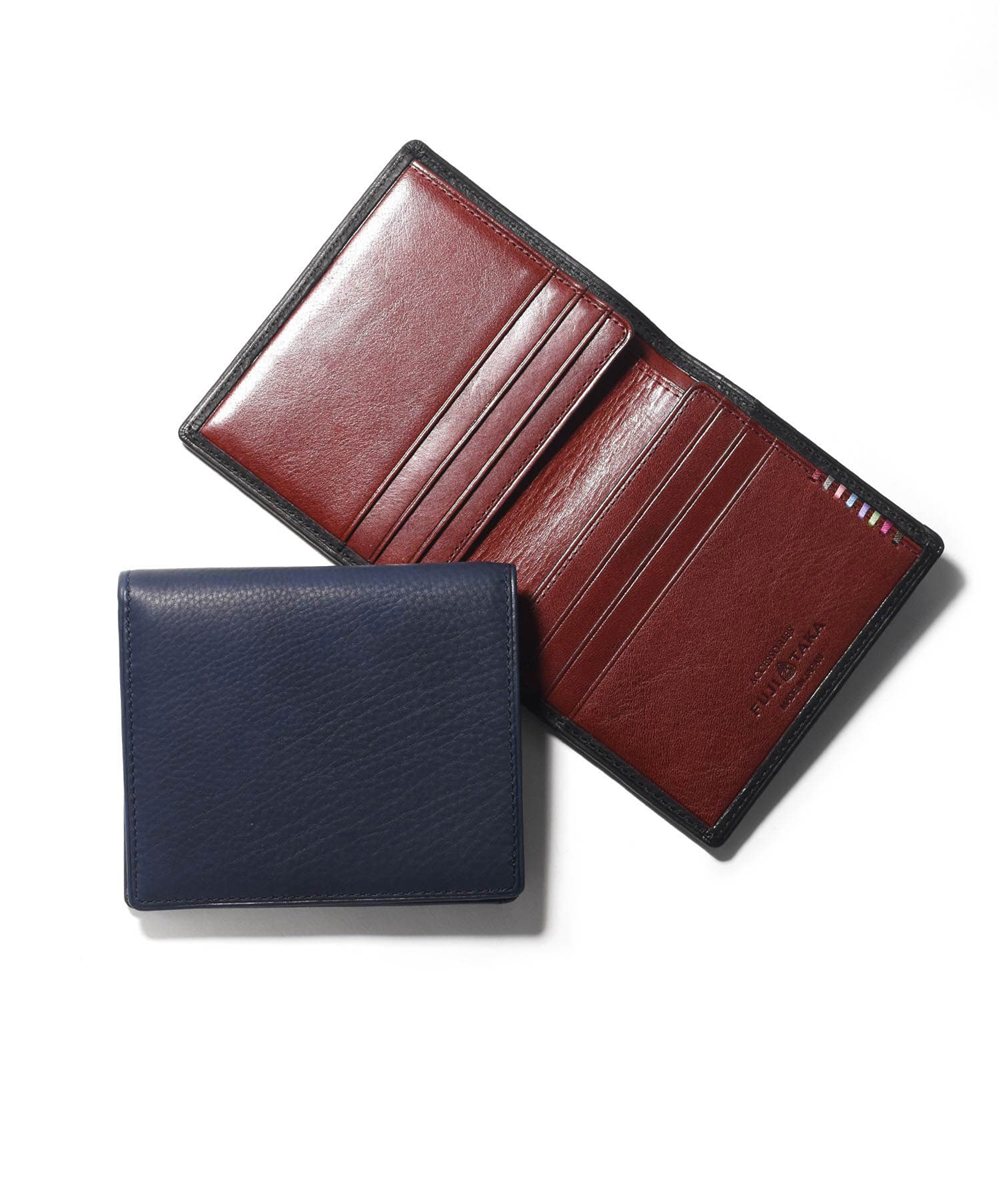 フジタカ ネイション コンパクト 二つ折り財布 カード段6