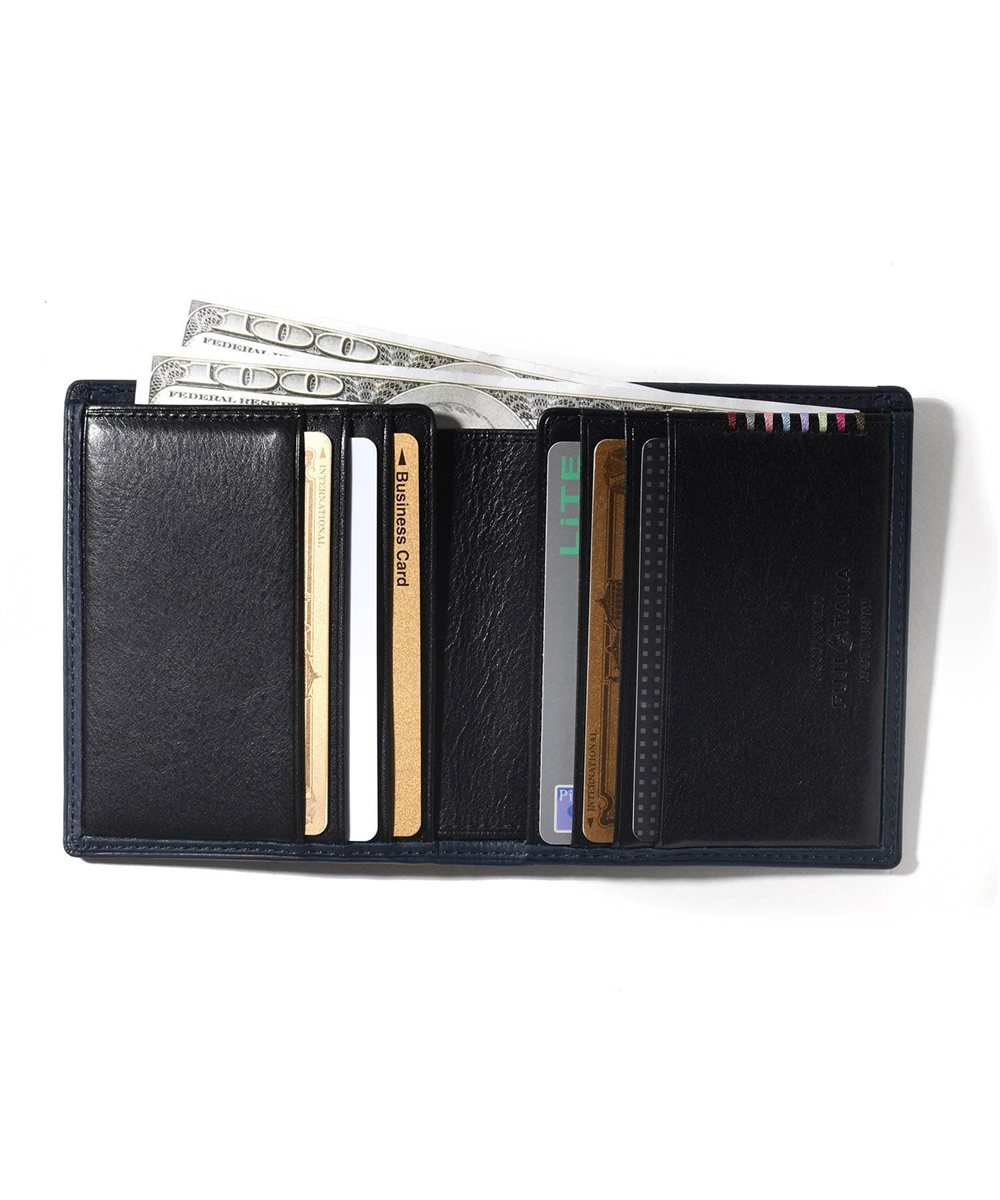 フジタカ ネイション コンパクト 二つ折り財布 カード段6