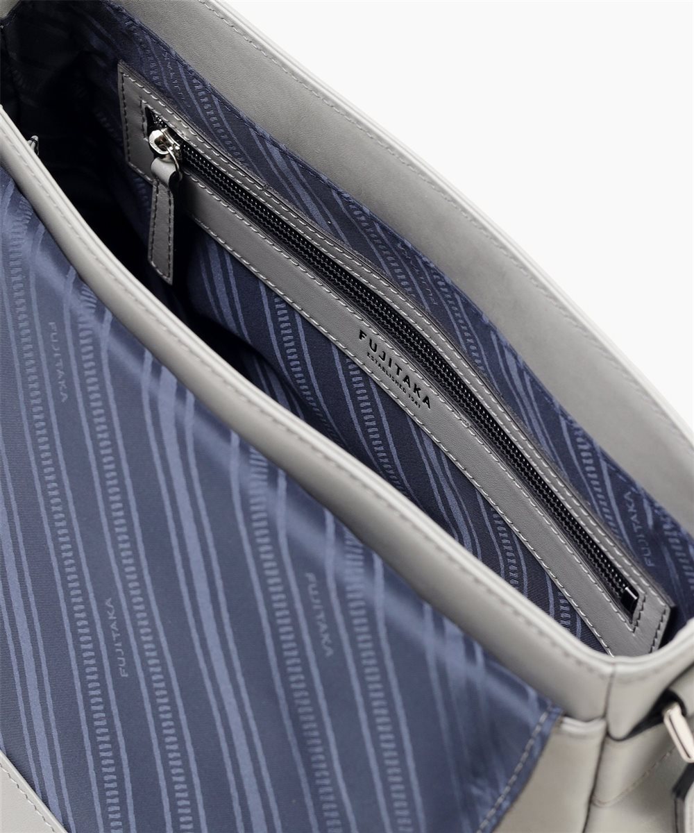 フジタカ ニューポスタ レザーショルダーバッグ B5