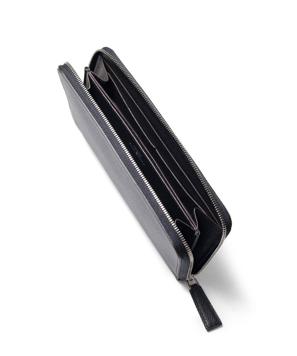 フジタカ ワープロラックス ラウンドファスナー長財布 カード段10