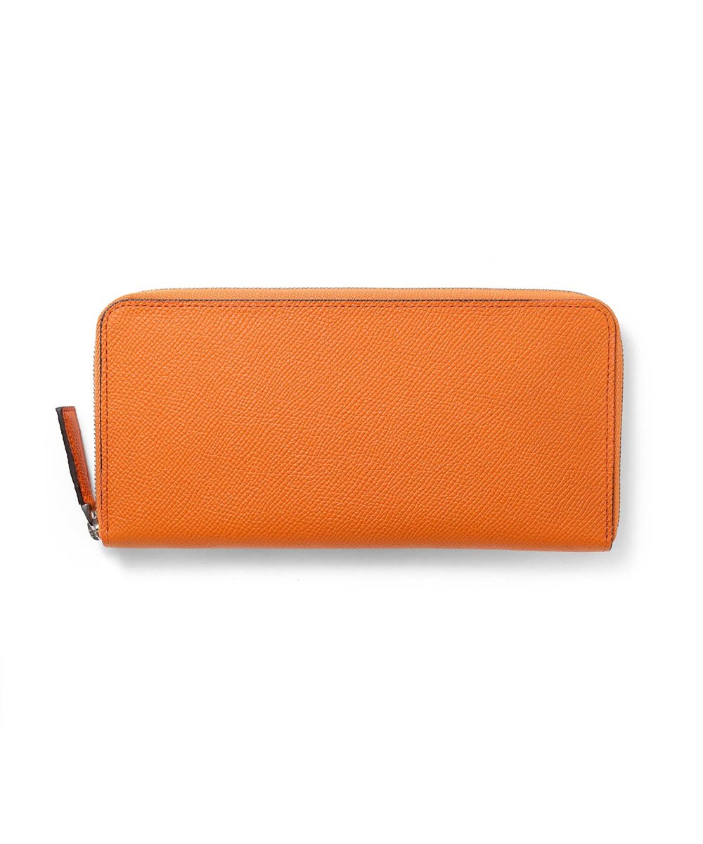 フジタカ ワープロラックス ラウンドファスナー長財布 カード段10