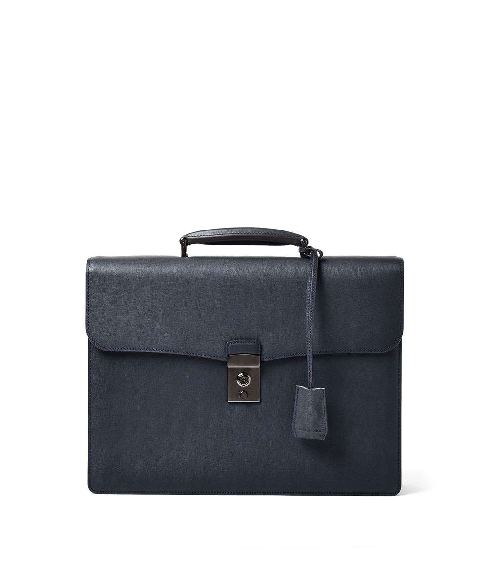 フジタカ ディアマン レザービジネスバッグ A4 カブセ