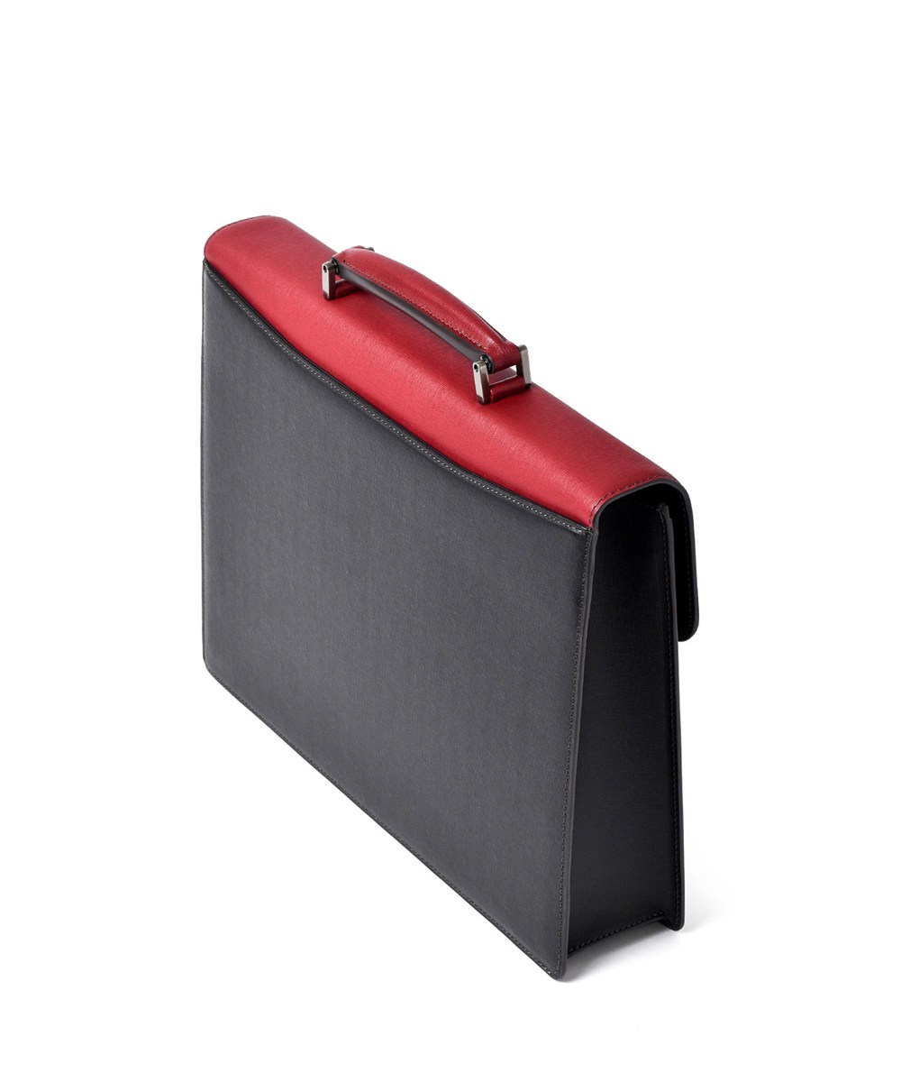 フジタカ ディアマン レザービジネスバッグ A4 カブセ