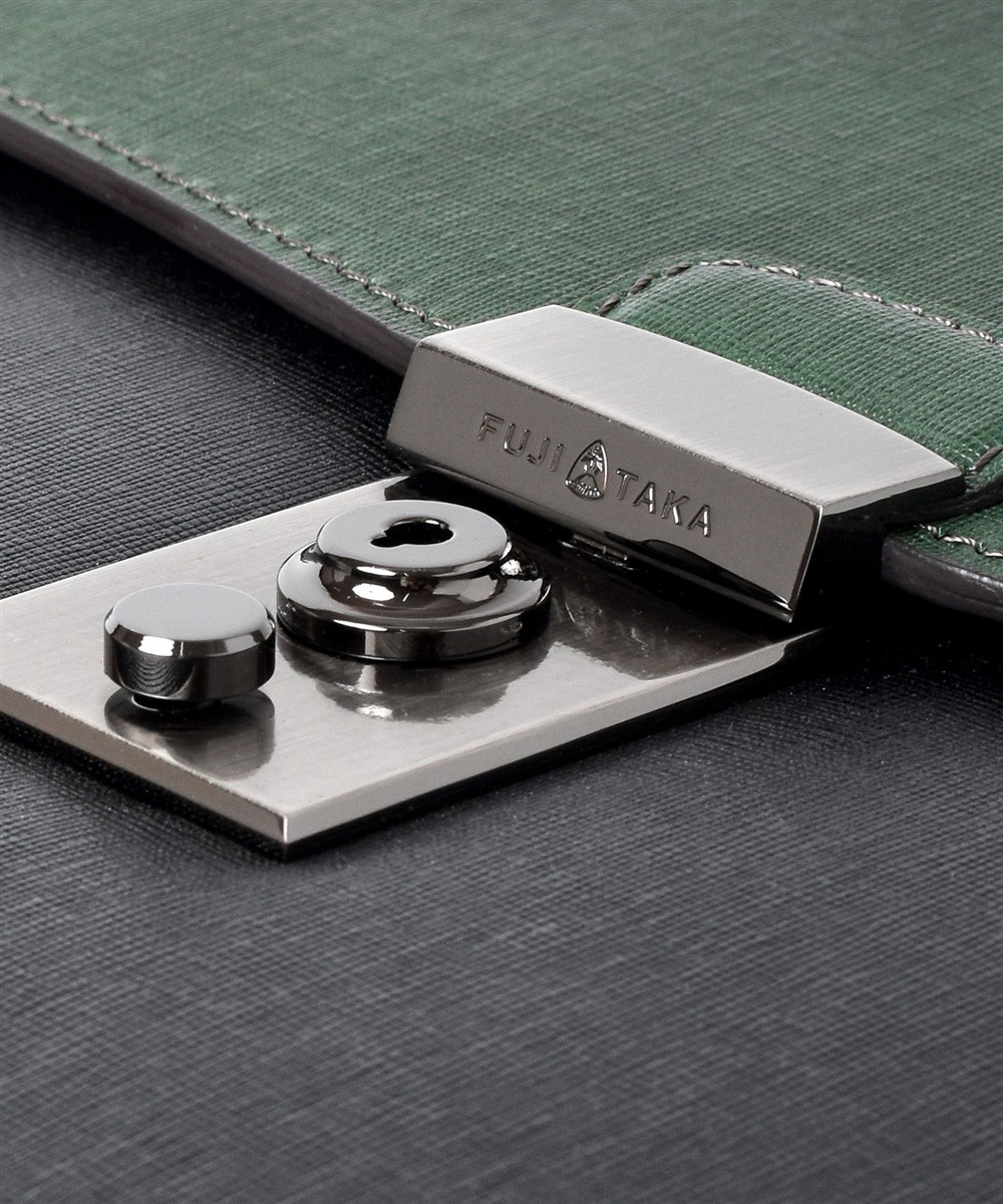 フジタカ ディアマン レザービジネスバッグ A4 カブセ
