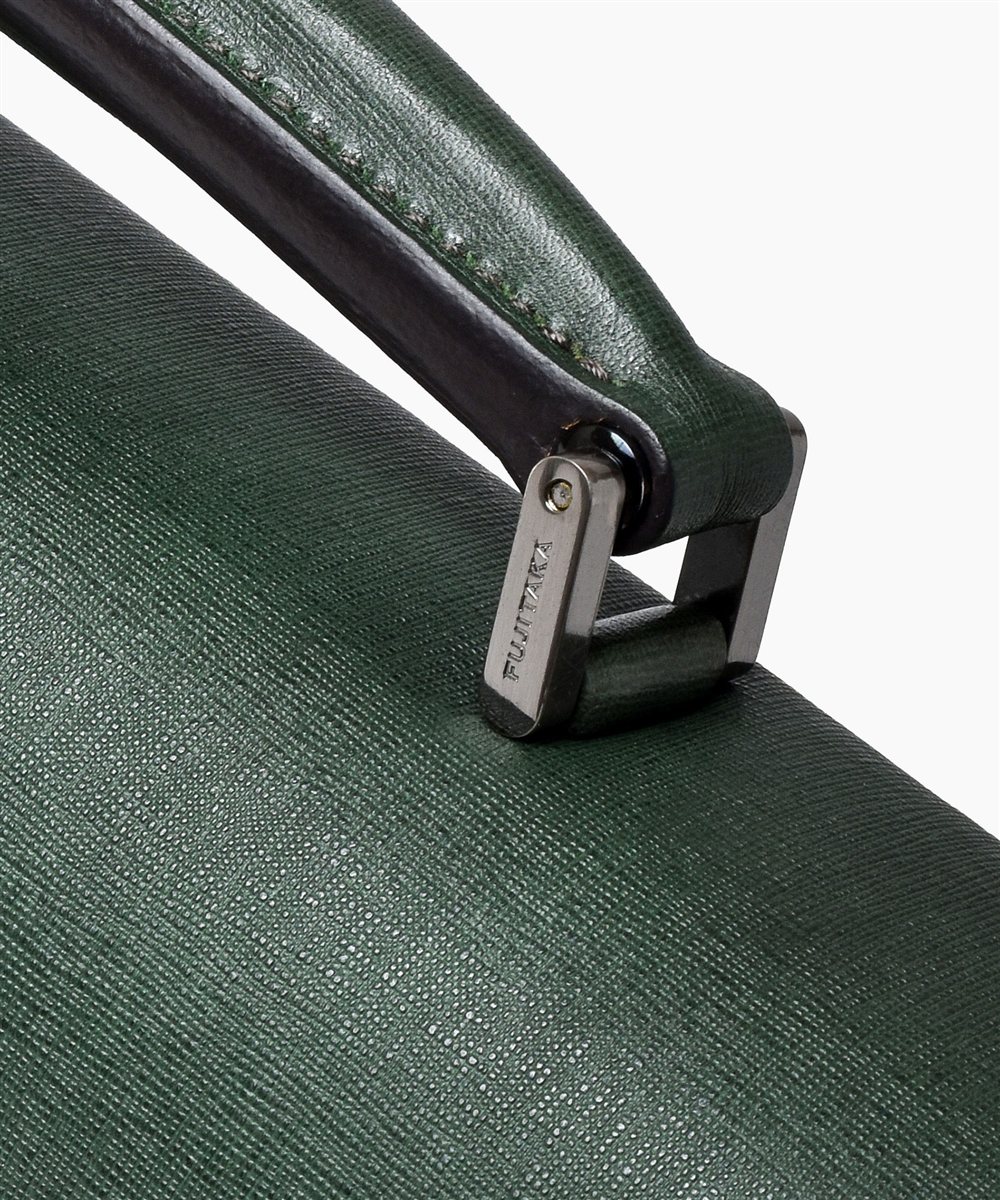 フジタカ ディアマン レザービジネスバッグ B4 ダブルルーム カブセ