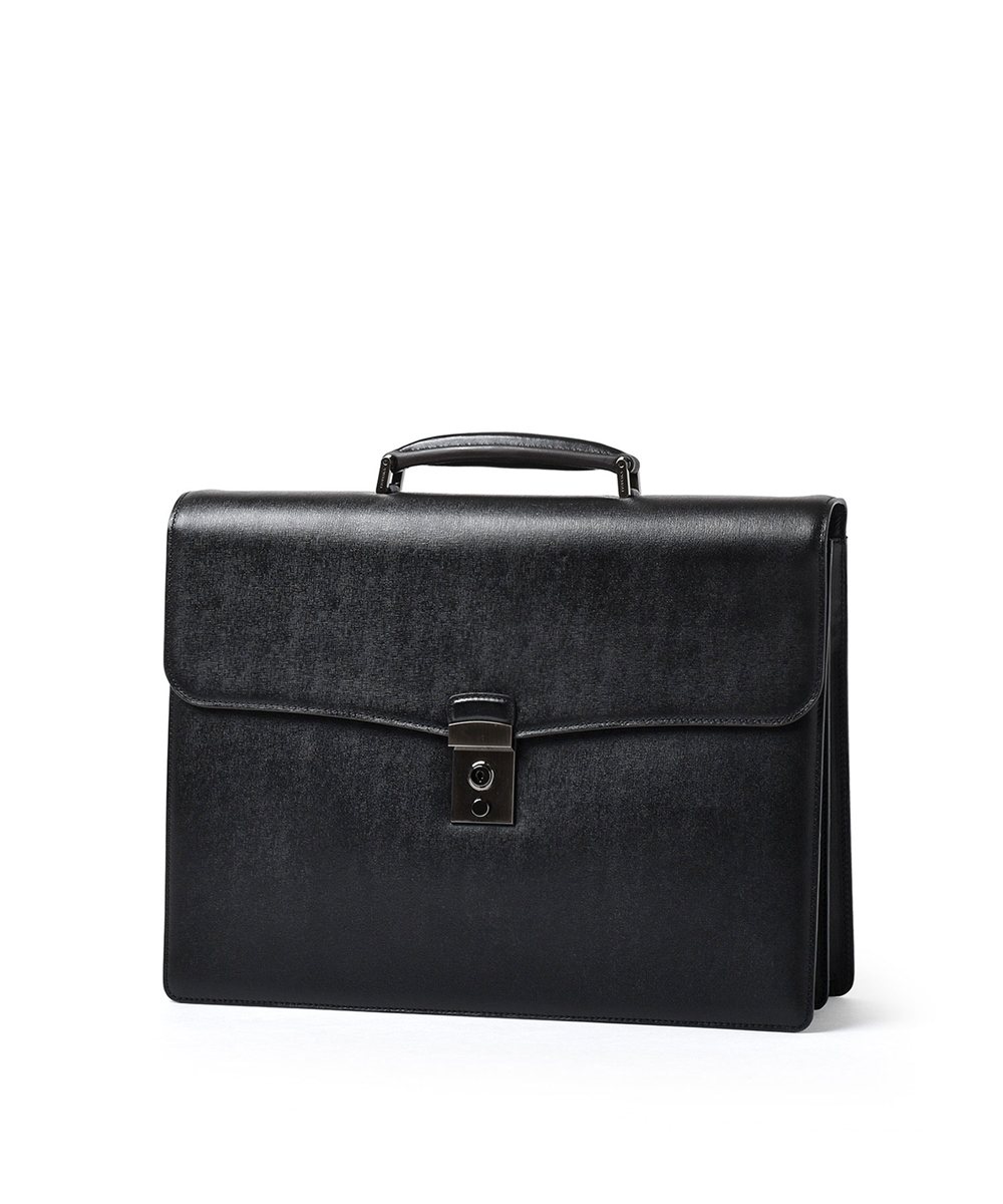 フジタカ ディアマン レザービジネスバッグ B4 ダブルルーム カブセ