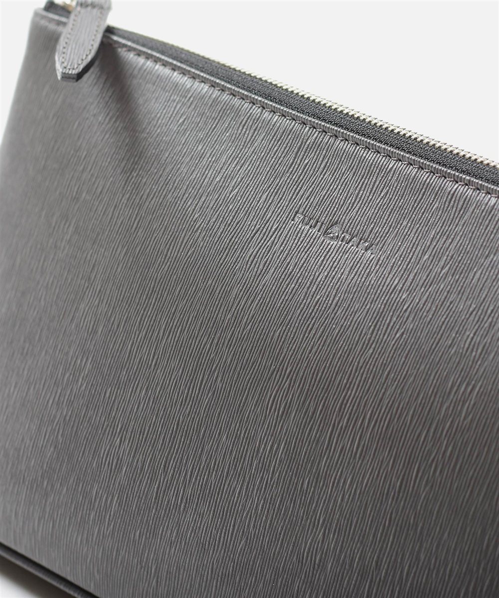 フジタカ ニュージェード レザークラッチバッグ