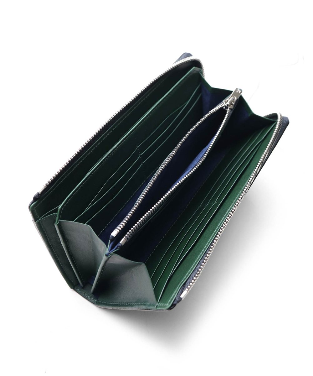 フジタカ ドーフィン L字ファスナー長財布 カード段20