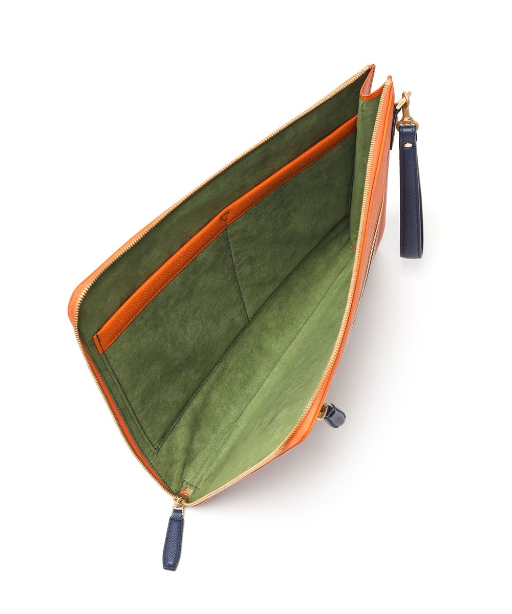 フジタカ ミーツ NO CHASER レザークラッチバッグ A4