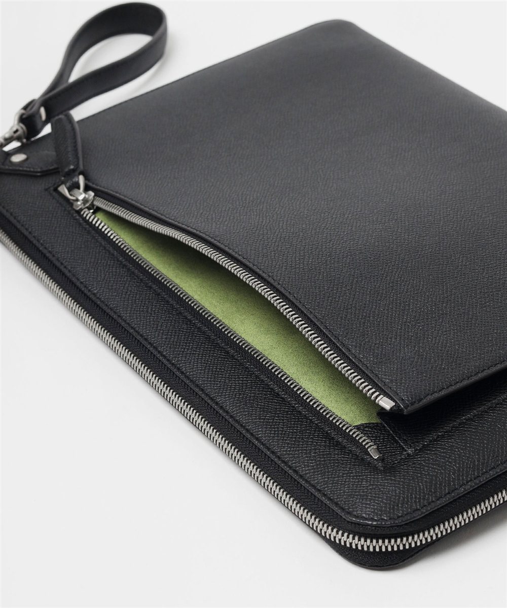 フジタカ ミーツ NO CHASER レザークラッチバッグ A4