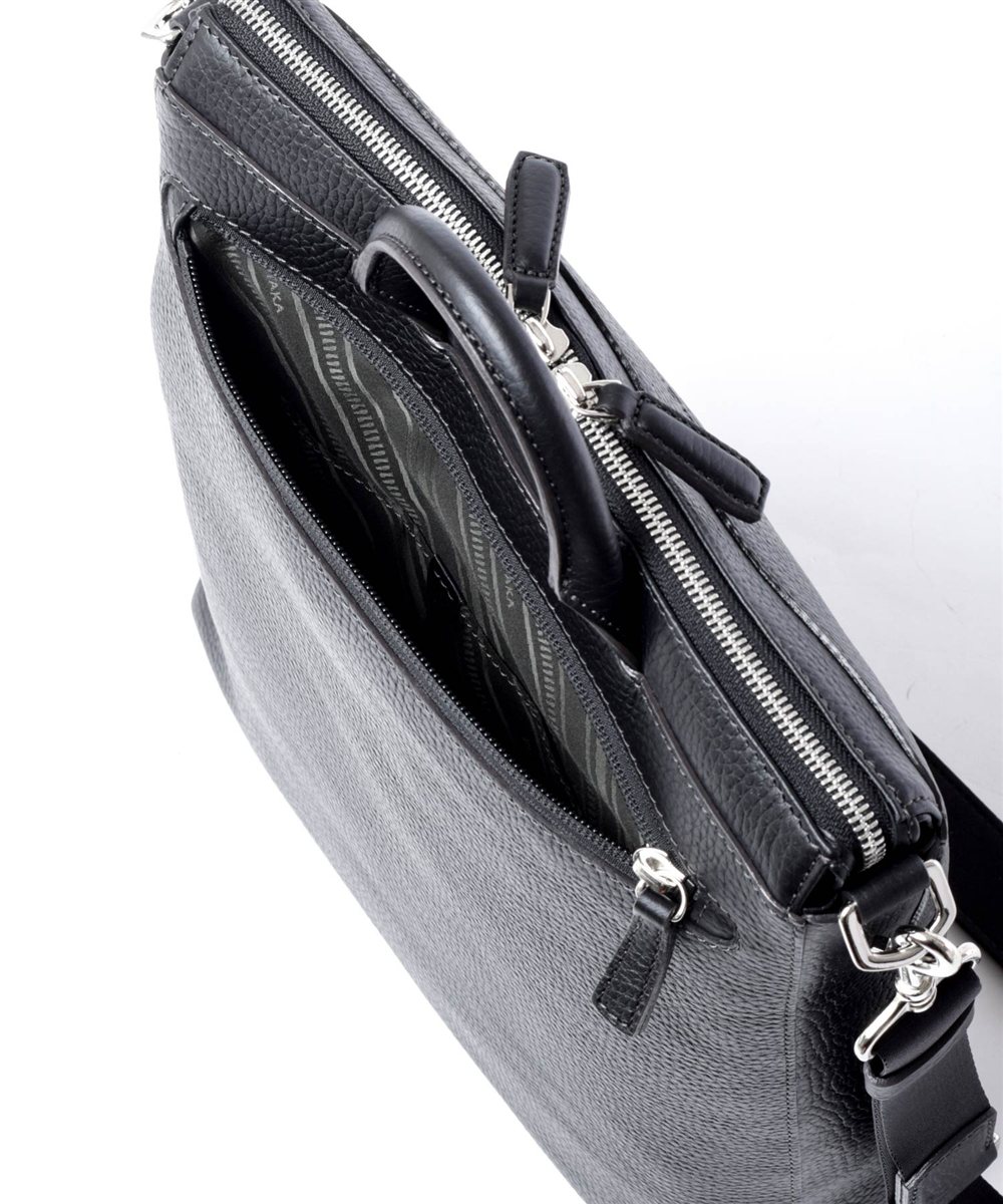 フジタカ ソル レザーショルダーバッグ A4