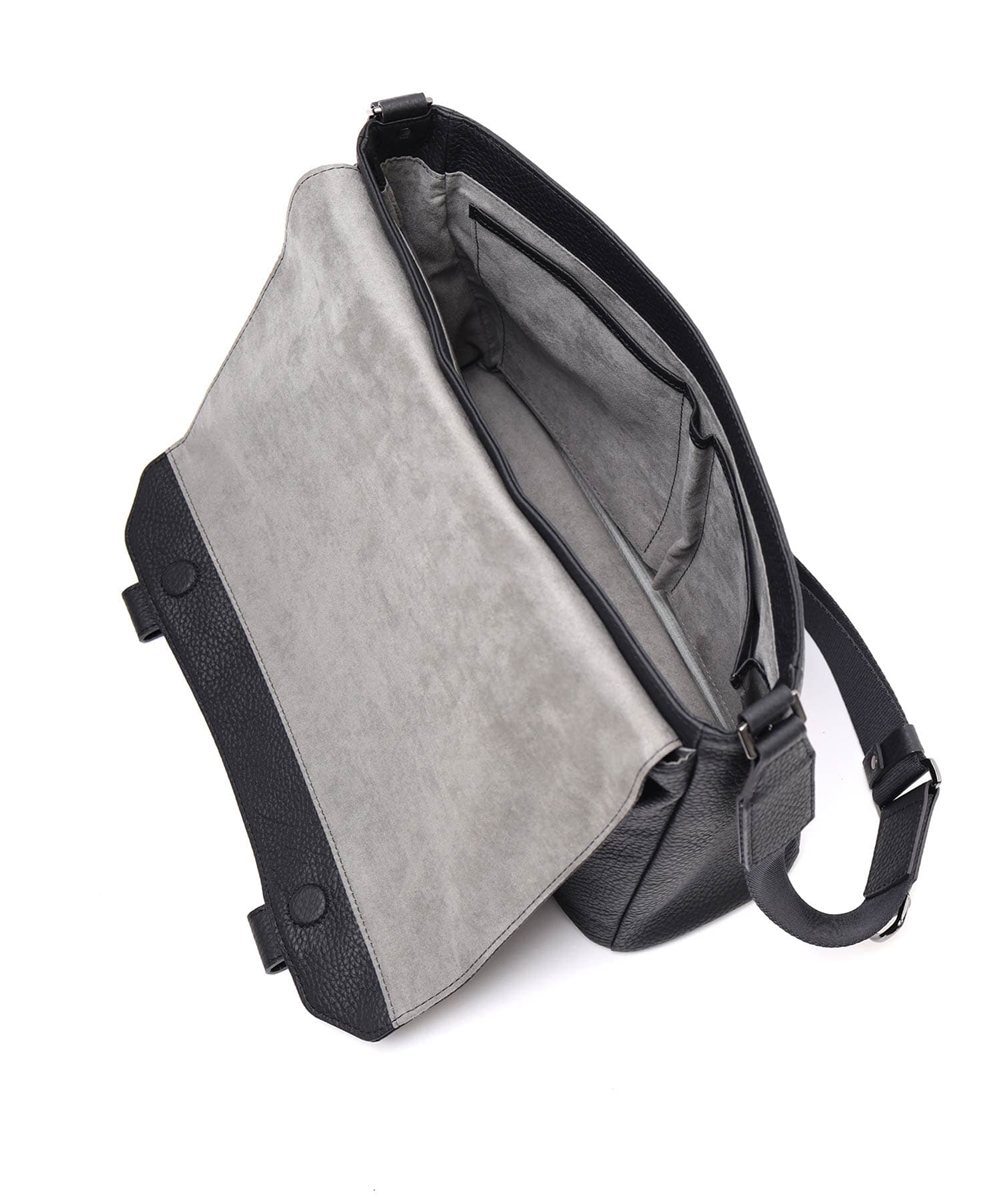 フジタカ アルタ かぶせ レザーショルダーバッグ A4