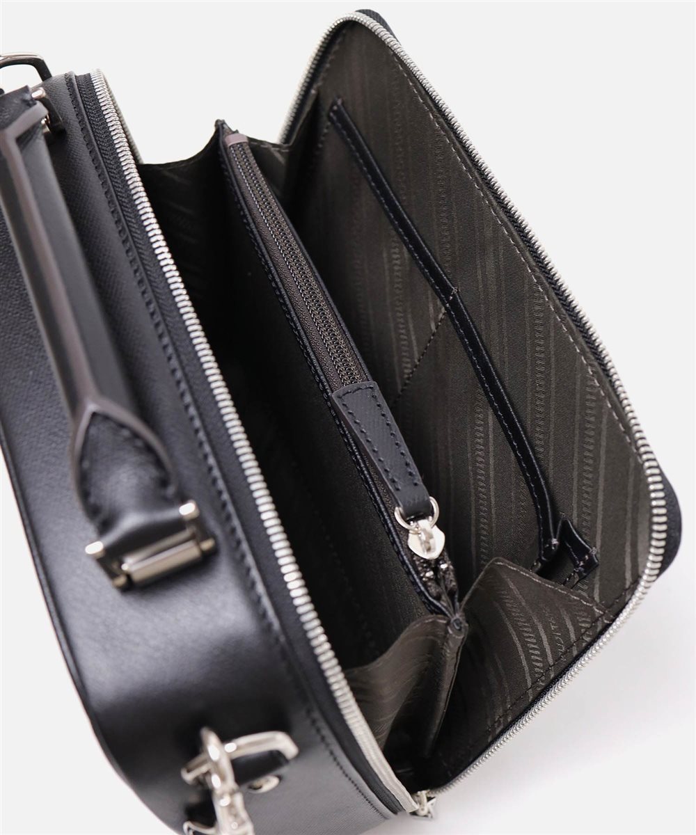 フジタカ オーブ レザーショルダーバッグ 手付き