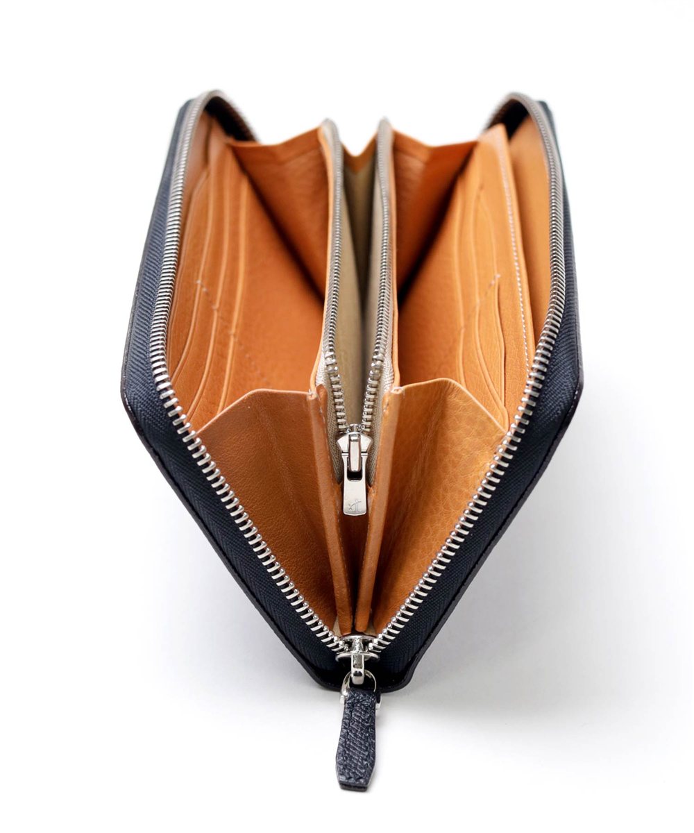 フジタカ オーブ 長財布 ラウンドファスナー カード段13