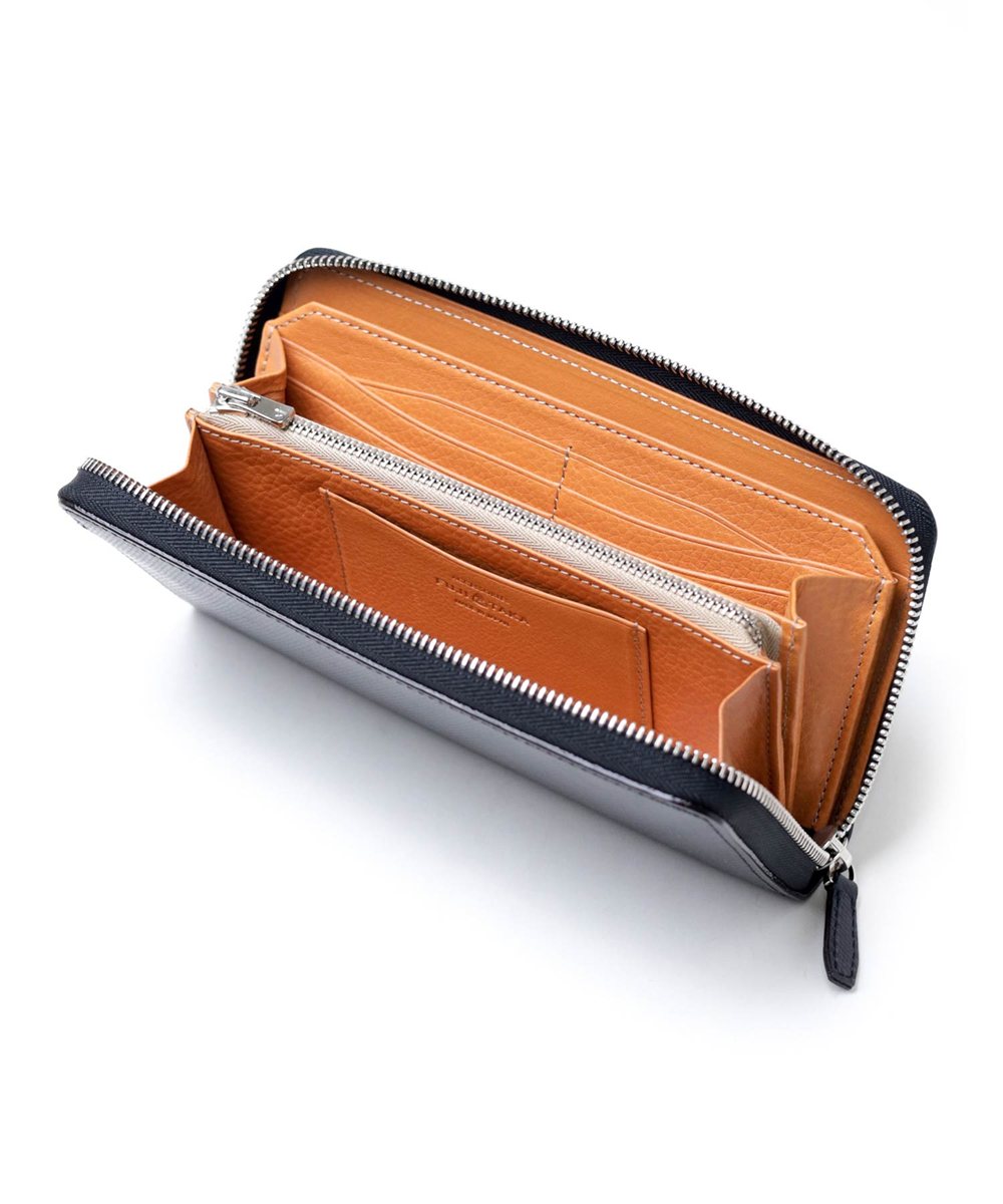 フジタカ オーブ 長財布 ラウンドファスナー カード段13