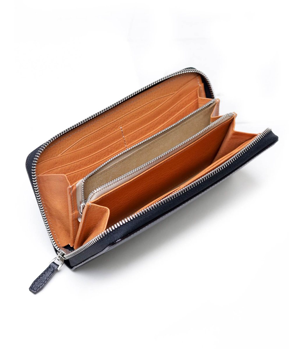 フジタカ オーブ 長財布 ラウンドファスナー カード段13