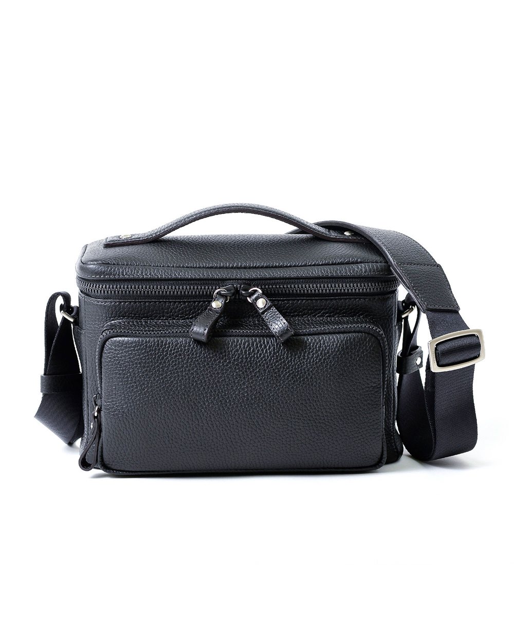 フジタカ ミーツ HIROSHI SEO 旅するバッグ カメラ用インナー付き レザーショルダーバッグ
