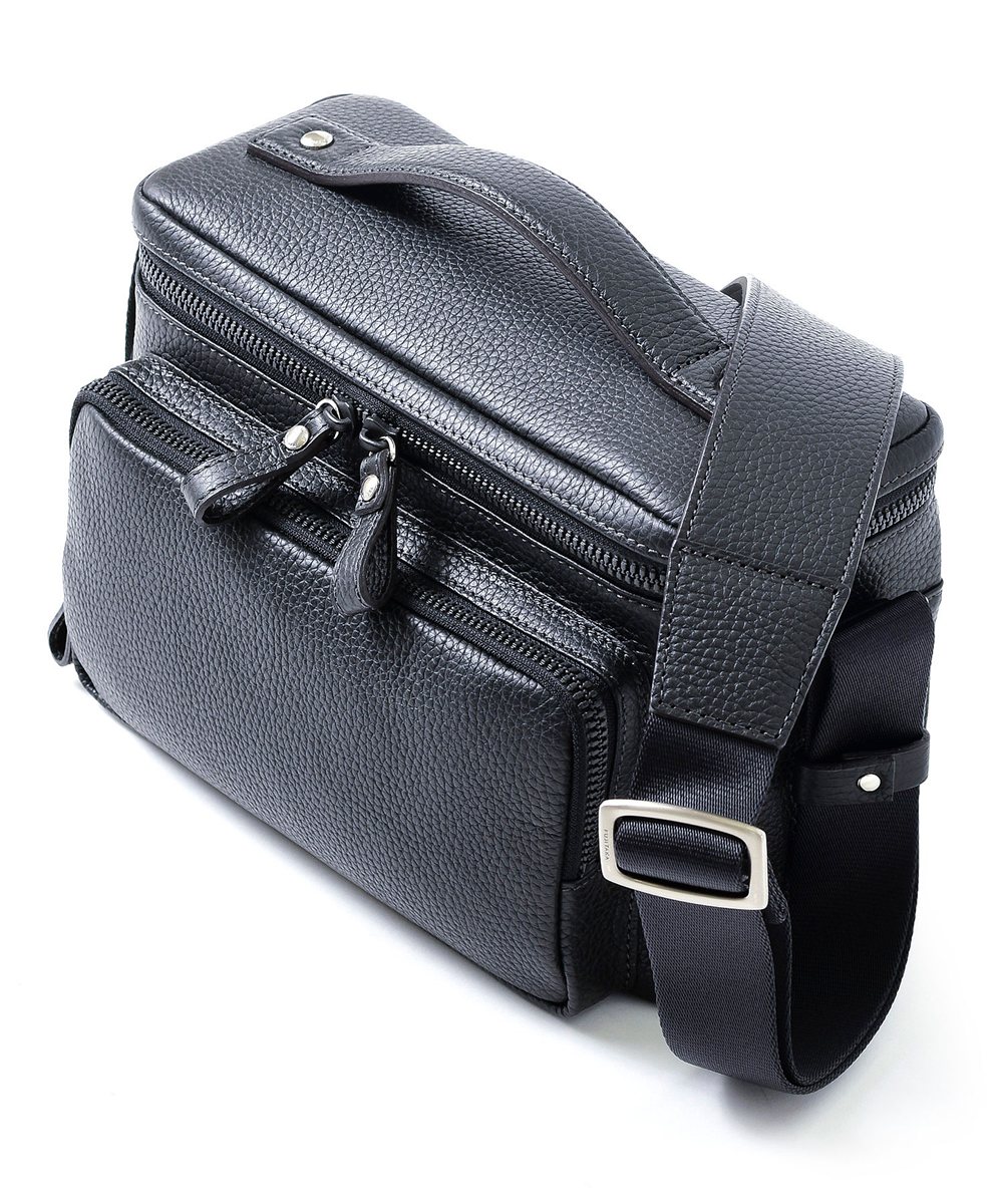 フジタカ ミーツ HIROSHI SEO 旅するバッグ カメラ用インナー付き レザーショルダーバッグ