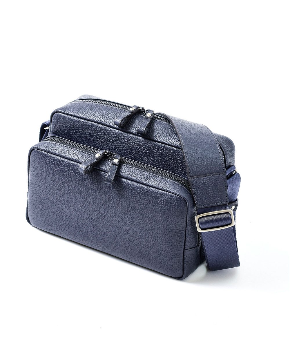 フジタカ ミーツ HIROSHI SEO 旅するバッグ カメラ用インナー付き  レザーショルダーバッグ