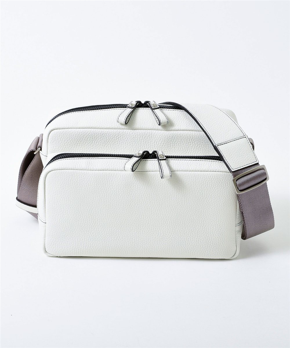 フジタカ ミーツ HIROSHI SEO 旅するバッグ カメラ用インナー付き  レザーショルダーバッグ