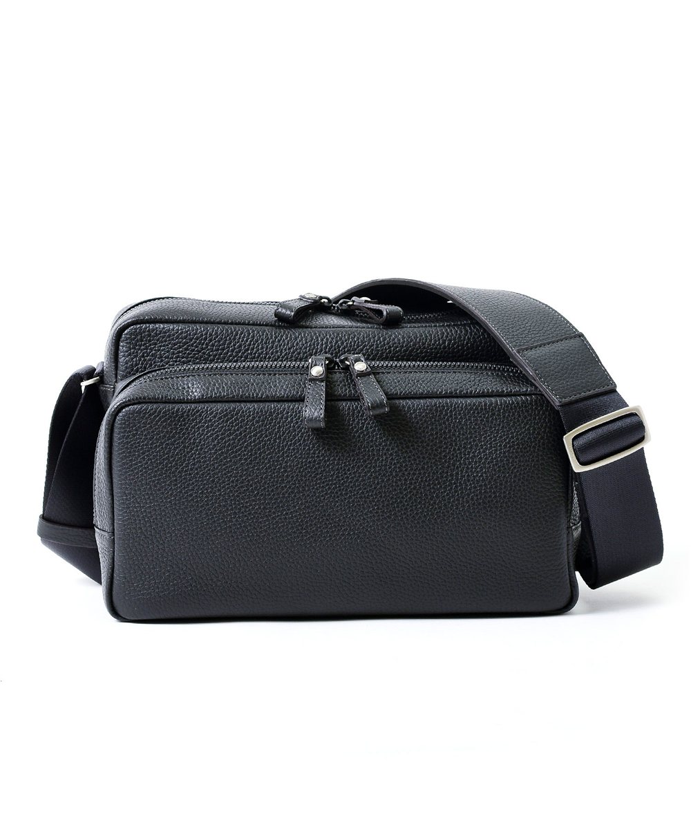フジタカ ミーツ HIROSHI SEO 旅するバッグ カメラ用インナー付き  レザーショルダーバッグ