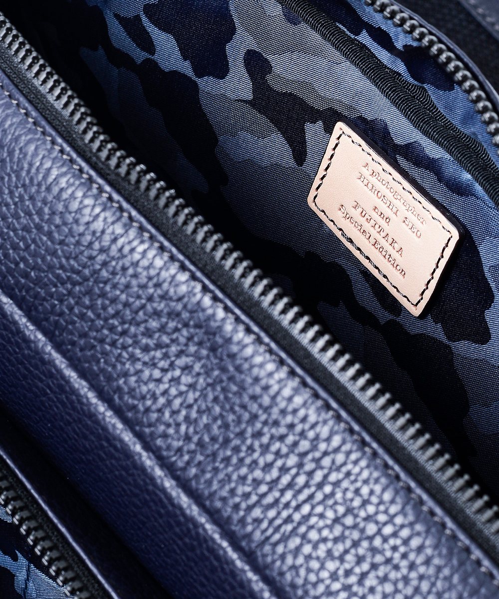 フジタカ ミーツ HIROSHI SEO 旅するバッグ レザーショルダーバッグ