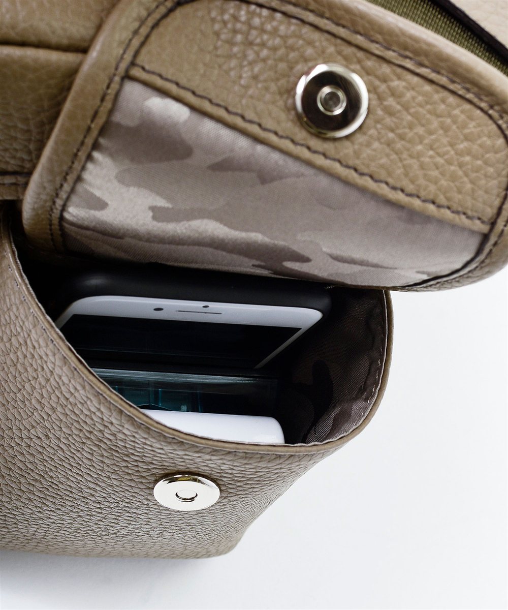 フジタカ ミーツ HIROSHI SEO 旅するバッグ レザーショルダーバッグ