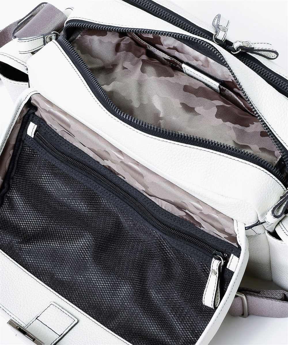 フジタカ ミーツ HIROSHI SEO 旅するバッグ レザーショルダーバッグ