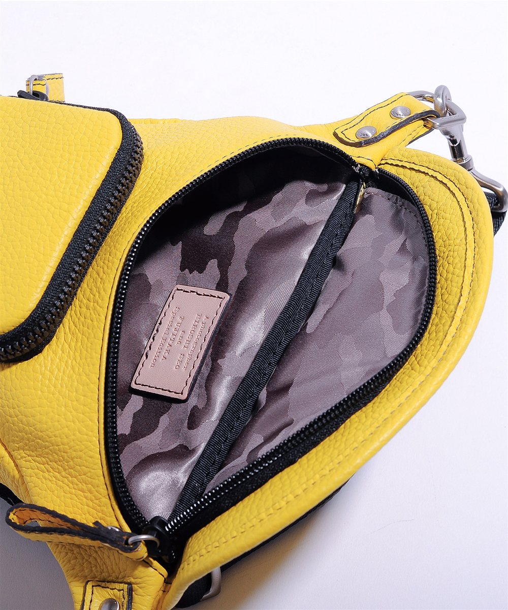 フジタカ ミーツ HIROSHI SEO 旅に最高なタテ型 ウエストバッグ