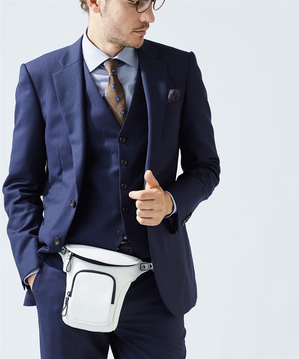 フジタカ ミーツ HIROSHI SEO 旅に最高なタテ型 ウエストバッグ