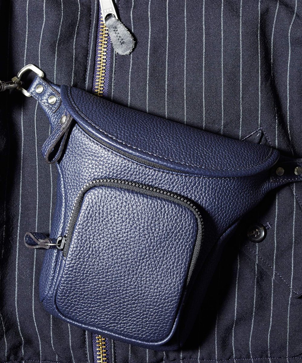 フジタカ ミーツ HIROSHI SEO 旅に最高なタテ型 ウエストバッグ