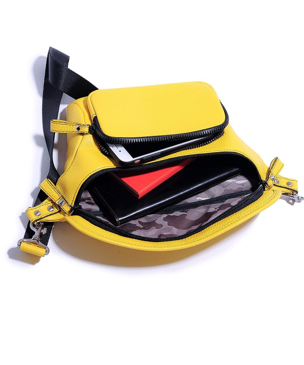 フジタカ ミーツ HIROSHI SEO 旅に最高なヨコ型 ウエストバッグ