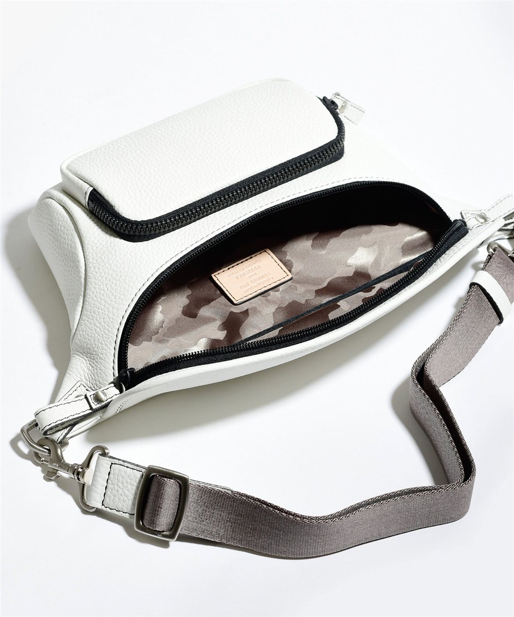 フジタカ ミーツ HIROSHI SEO 旅に最高なヨコ型 ウエストバッグ