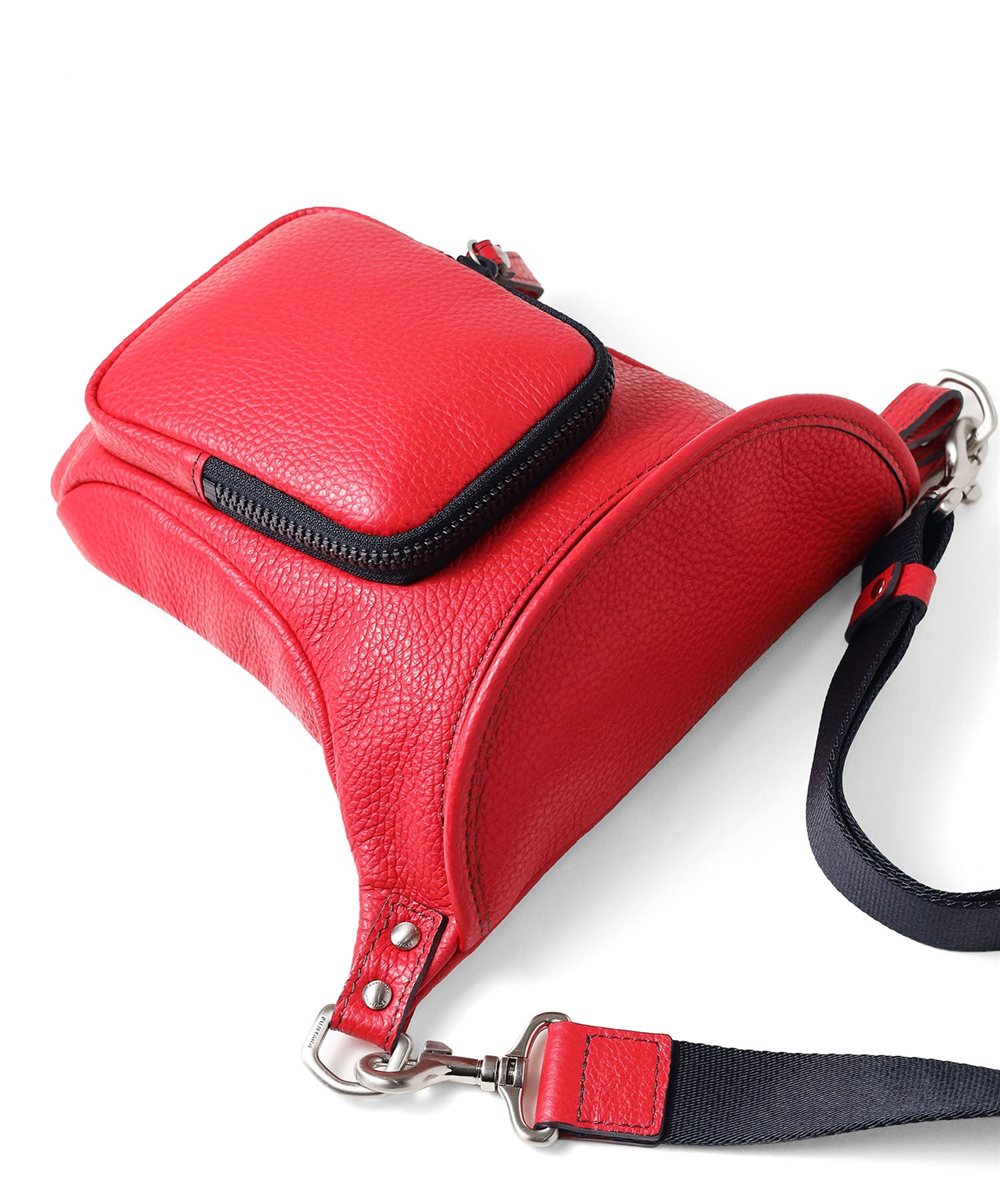 フジタカ ミーツ HIROSHI SEO 旅するスリングタテ型 ウエストバッグ