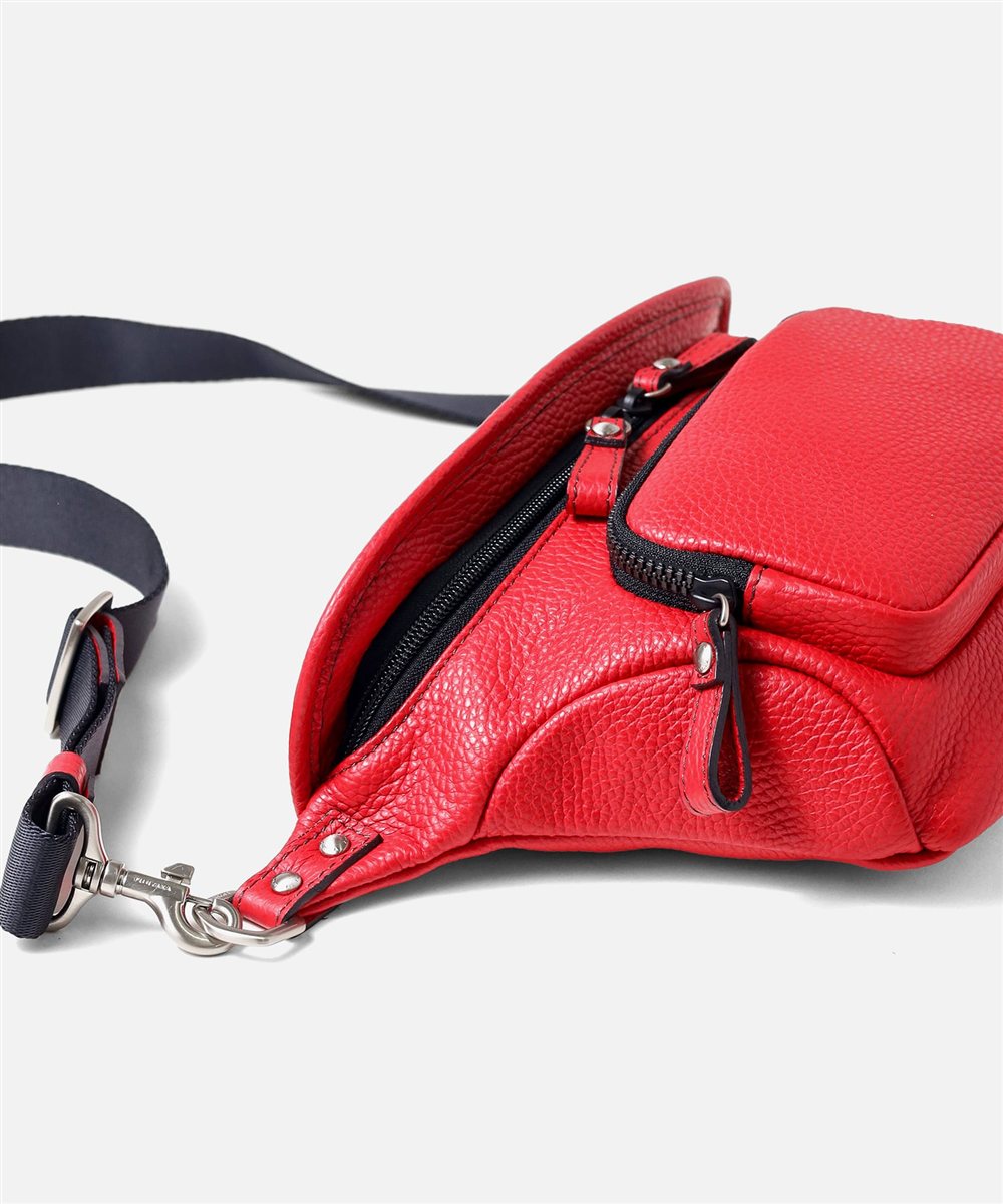 フジタカ ミーツ HIROSHI SEO 旅するスリングヨコ型 ウエストバッグ