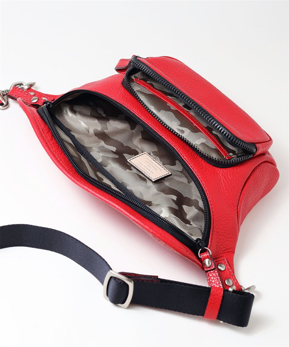 フジタカ ミーツ HIROSHI SEO 旅するスリングヨコ型 ウエストバッグ