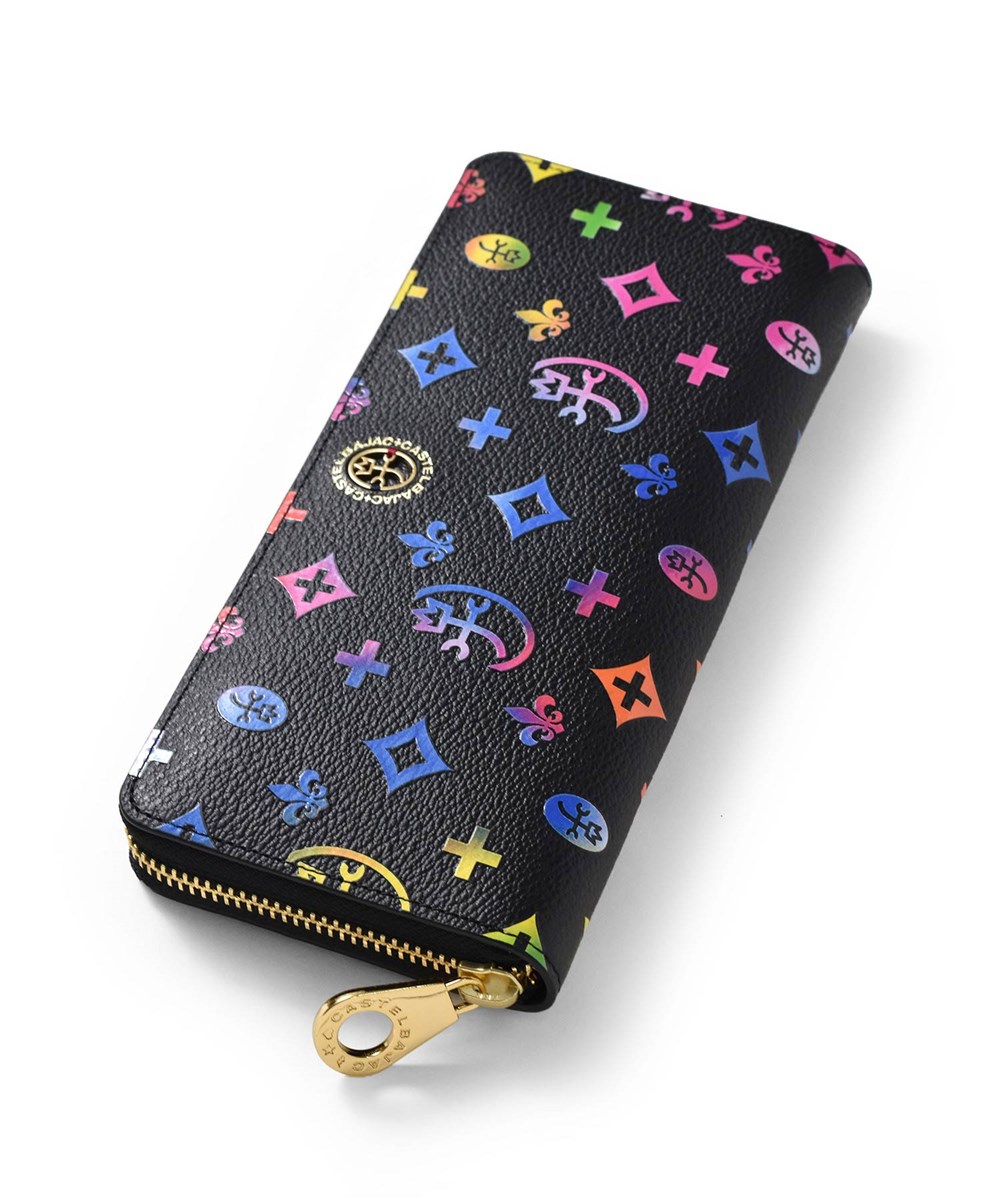 カステルバジャック ジェルマン ラウンドファスナー長財布 カード段12