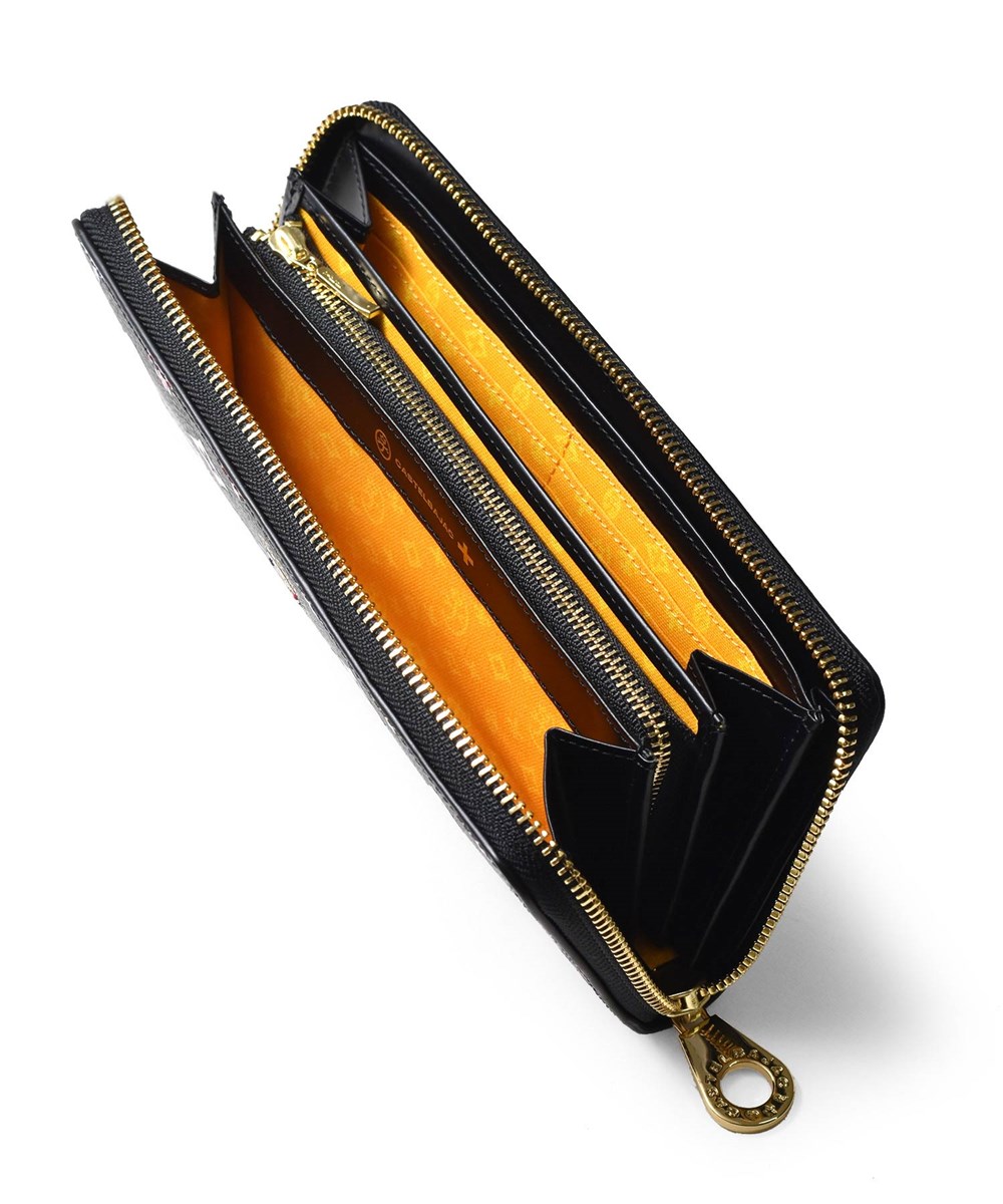 カステルバジャック ジェルマン ラウンドファスナー長財布 カード段12